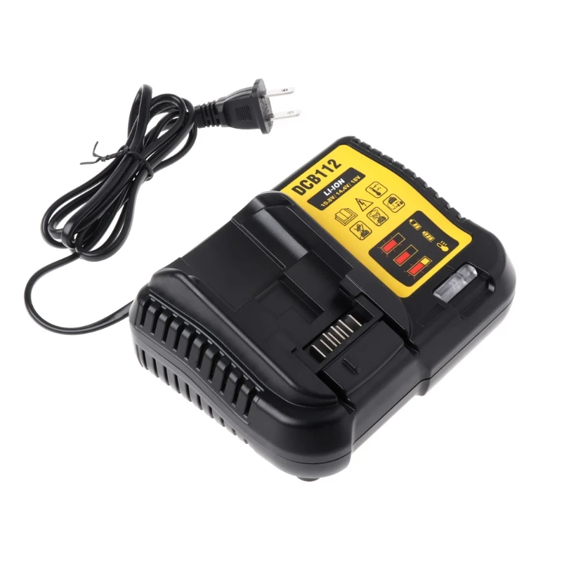 

DCB112 Li-ion Battery Charger Replacement For Dewalt 10.8V 14.4V 18V US/EU Plug