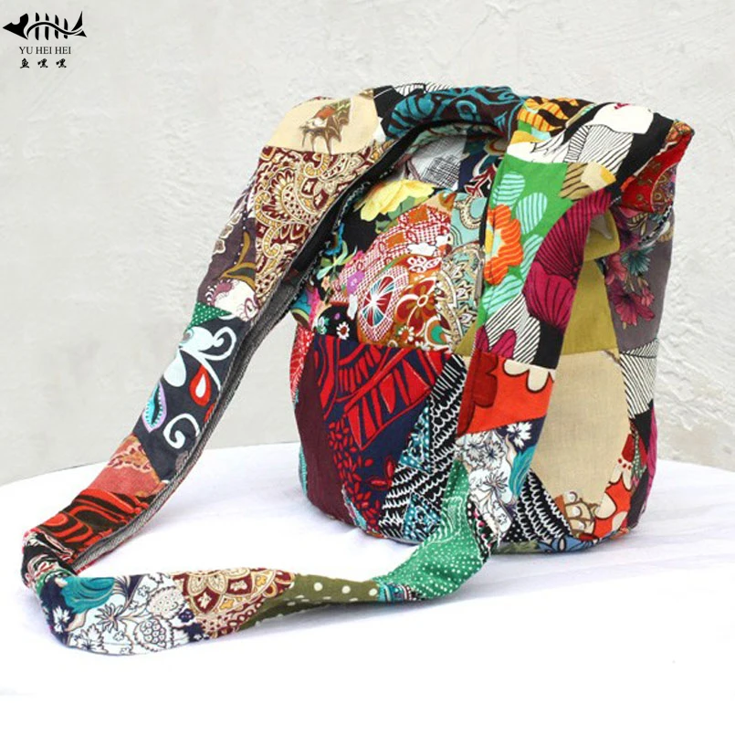 

Seamless Patchwork Bags Bag Women's Handbags Hippie Hipster Bag for Women Bohemian Bags Vintage Sling Shoulder Crossbody Bags