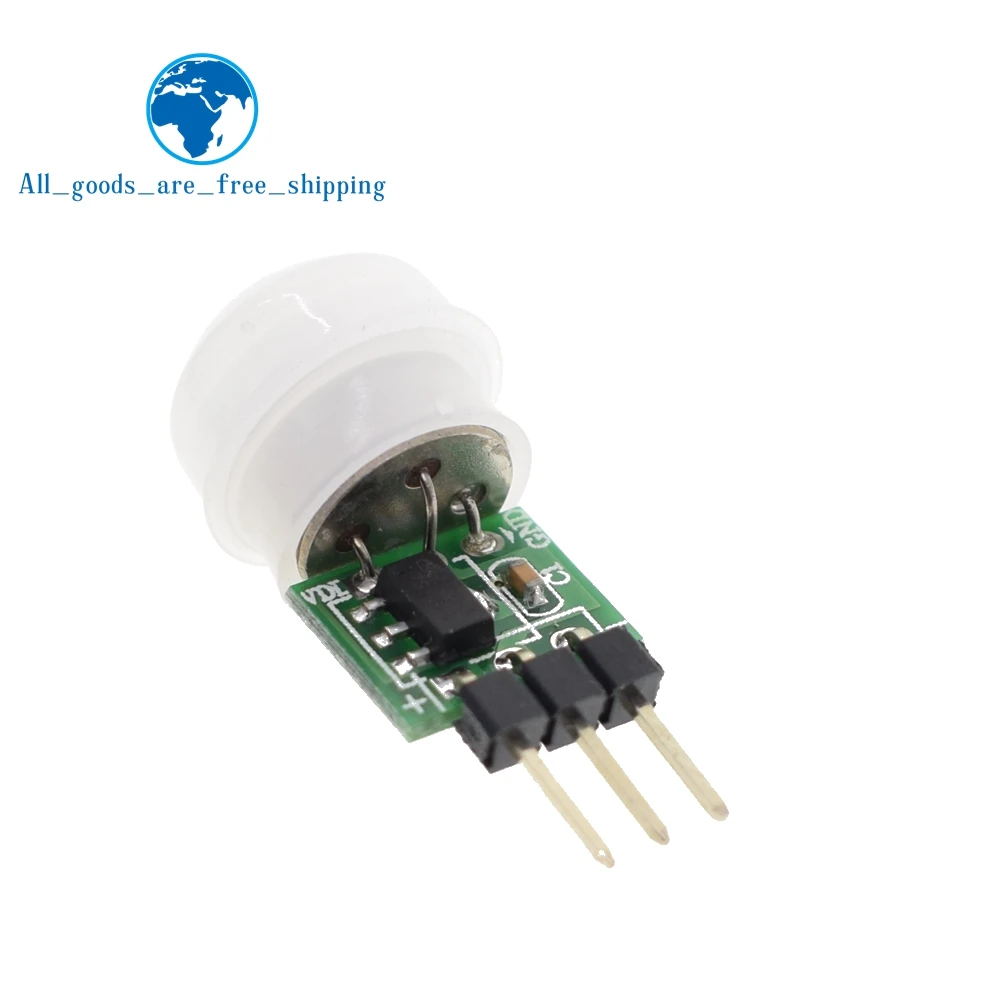 

TZT Mini IR Pyroelectric Infrared PIR Motion Human Sensor Automatic Detector Module AM312 Sensor DC 2.7 to 12V