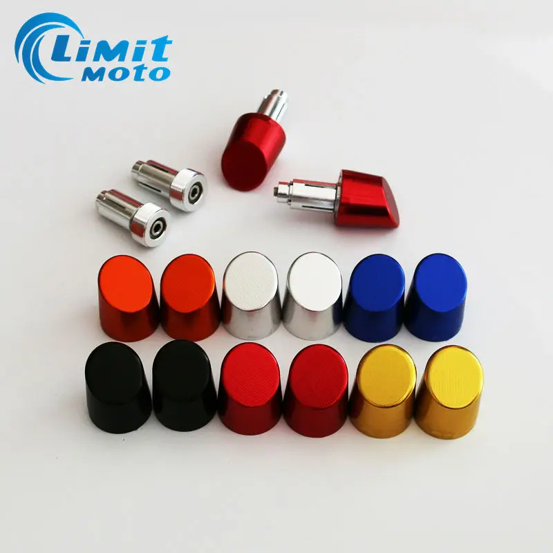 

Universal 22mm Motorcycle Handlebar Grip Ends Motocross Weights Anti Vibration Slider Plug at both cap For Honda KTM Yamaha TMAX