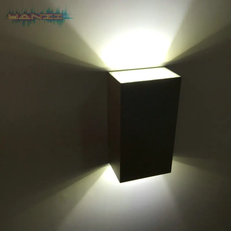 Modern outdoor waterproof 6w cool white led wall lamp living room wall light bedroom hallway ...