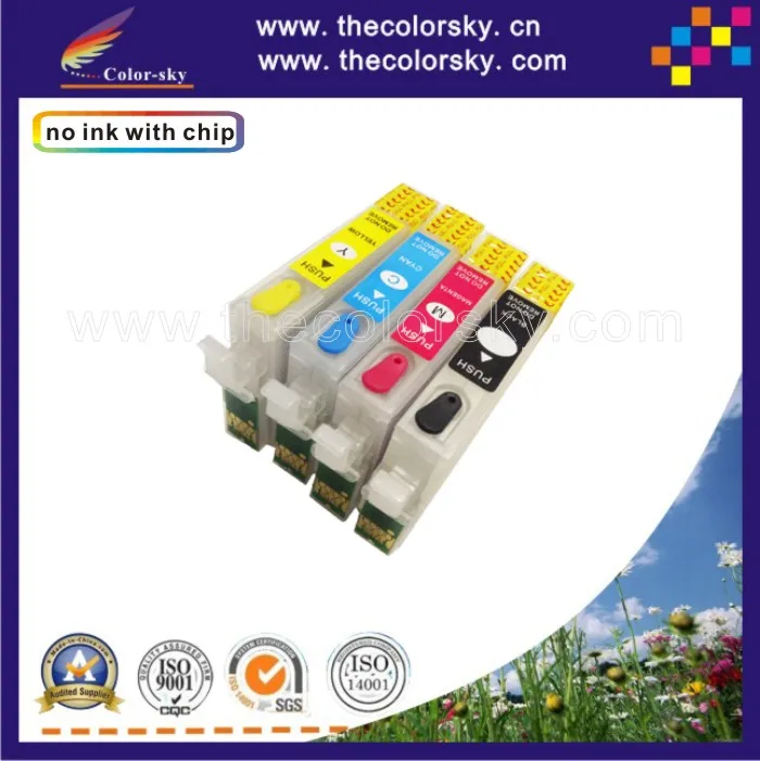 

(RCE1291) refill ink cartridge for Epson T1291-T1294 T129 T 129 Stylus SX420W SX425W SX525WD SX620FW Office BX305F BX305FW