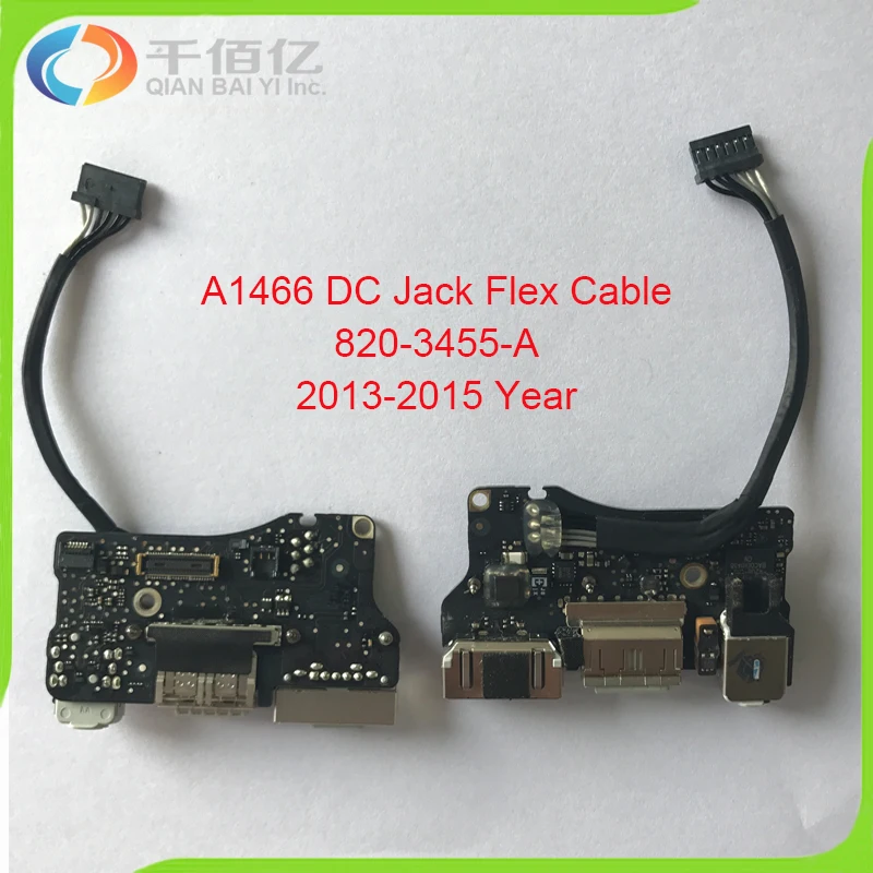 Оригинальный ноутбук I/O USB Мощность звуковой платы 820-3455-A DC Jack 923-0439 для MacBook Air 13 "A1466 2013 2014 2015