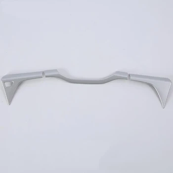 

For Audi Q5L 2018 3PCS Matte ABS Chrome Car Dashboard Decoration Central Control Cover Trims Moldings Car Styling Accessories