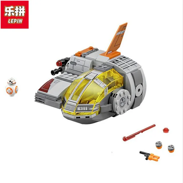 Plan Lepin 05125 Estrella Genuina Serie 330 Unids La Resistencia transporte pod Juego 75176 Bloques Huecos de Ladrillos Como Gif Navidad