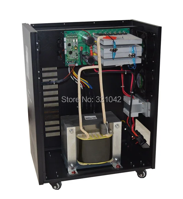 12000VA 9600 Вт 96 В постоянного тока до 220 В переменного тока промышленный уровень низкой частоты чистая синусоида с волнообразными линиями ИБП
