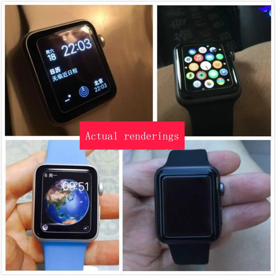 Wangcangli 3 шт./партия для Apple iWatch защита экрана стекло твердость 9 H царапины Watch