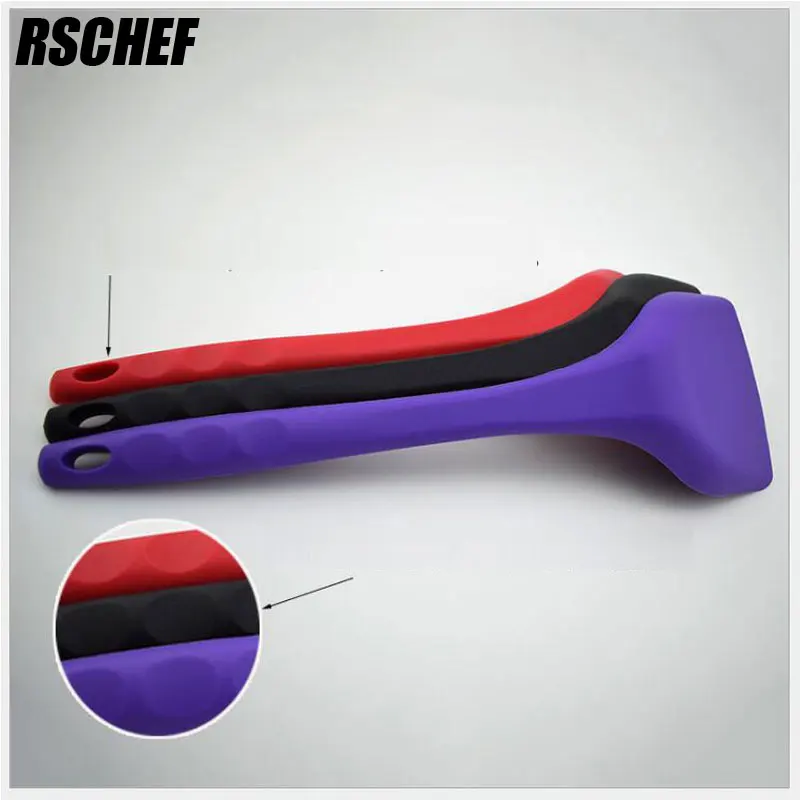 RSCHEF увеличение интегрированная посылка силиконовый шпатель утолщенная антипригарная лопатка для сковородки устойчивая кухонная утварь