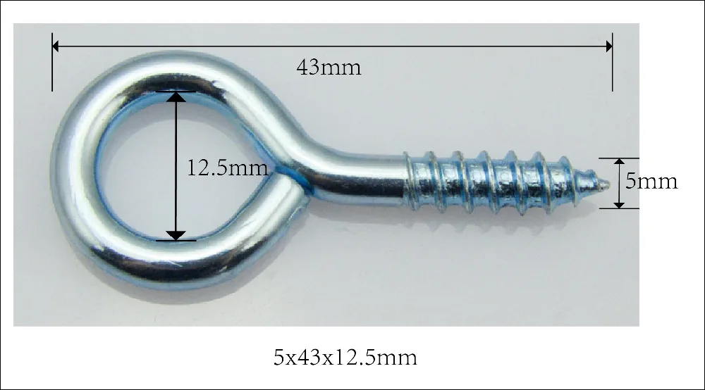 M5x43x12.5mm стальные винтовые кольца декоративные изделия цельная сталь не магнитные