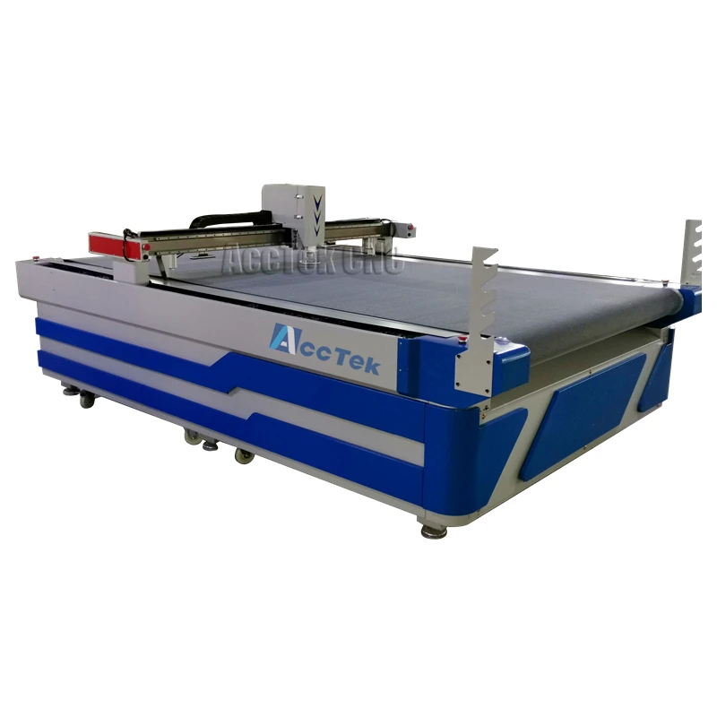 

CNC oscillating knife cutting machine/ vibrating cutter for leather fabric foam