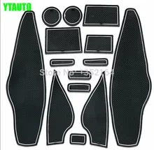 Auto anti-slip cup mat non slip door gate pad for Peugeot 3008, car styling