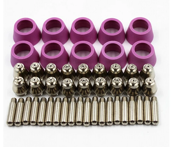 

11.11 big promotions 50PCS Cutting torch parts AG60 High quality durable Consumables for Plasma Cutter Tig Welding Torch