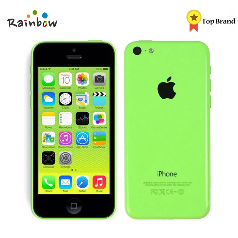 

Unlocked Original iPhone 5c iOS Dual Core 4.0 Inches TouchScreen 8.0MP Camera With WIFI GPS Refurbished Mobile Phone