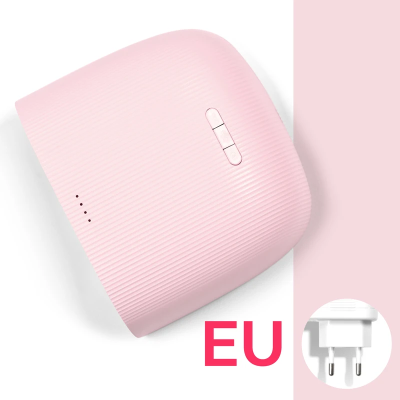 220V EU Plug Pink KADS 48 Вт УФ-лампа для ногтей светодиодный Сушилка для ногтей лампа для маникюра светоотверждаемая машинка 30s 60s 90s установка с 18 светодиодный свет S - Цвет: 220V EU Plug Pink