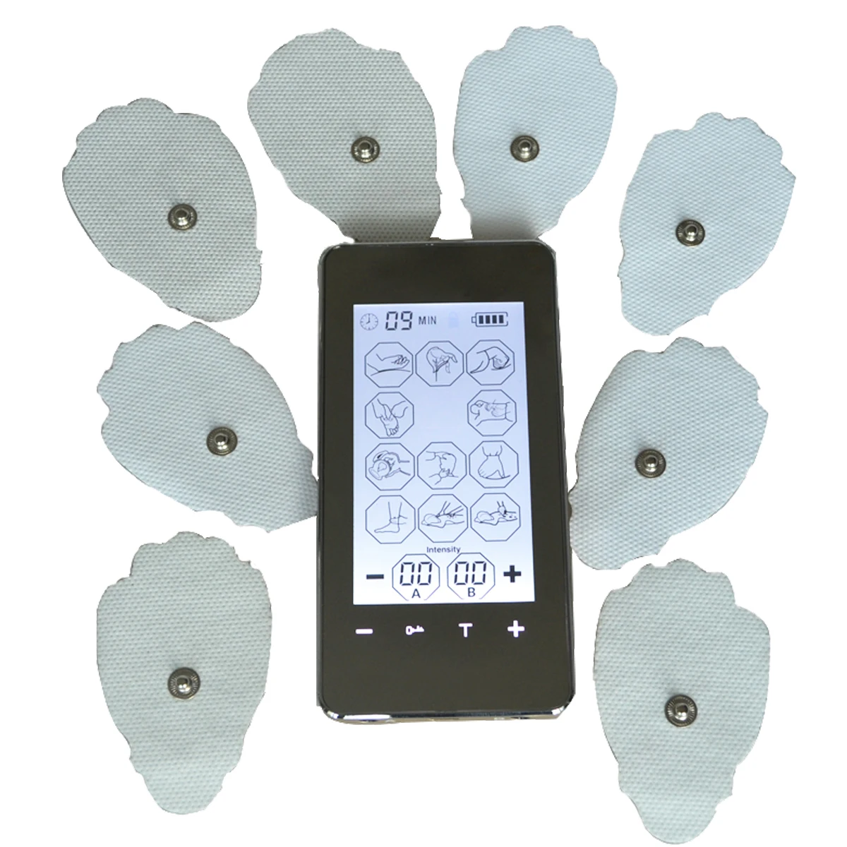 New Electrical Touch Screen Tens Physiotherapy Massager Phone Style