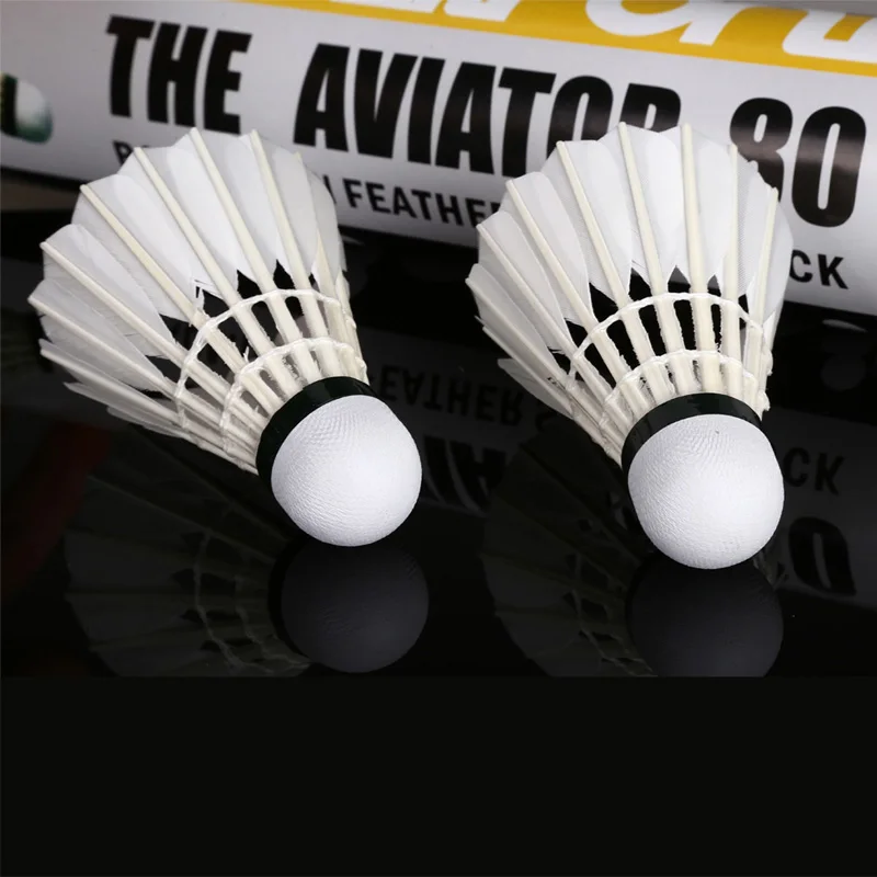 IANONI bádminton bola A80 nuevo 12 Unidades ganso Natural 1 capacitación bola alta calidad velocidad 77 caliente volantes paquete IANONI bádminton bola A80 nuevo 12 Unidades ganso Natural 1 capacitación bola alta calidad velocidad 77 caliente volantes paquete