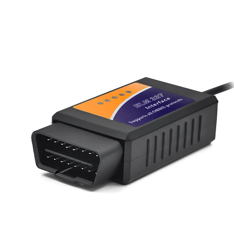 Автомобильный детектор USB интерфейс ELM327 v1.5 OBD 2 автоматический диагностический сканер OBD2 Мини elm 327 Автомобильный диагностический инструмент OBD II сканер