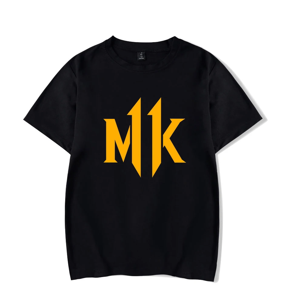 Mmoral Kombat 11 Игра Новая мужская футболка Летняя Мужская дышащая M K логотип хлопок