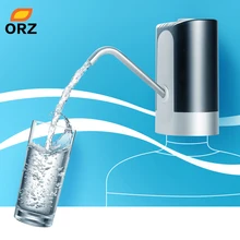 ORZ насос для бутылки воды Электрический диспенсер для воды переносная Питьевая Бутылка переключатель SUS304 нержавеющая сталь кран для бутылки usb зарядка