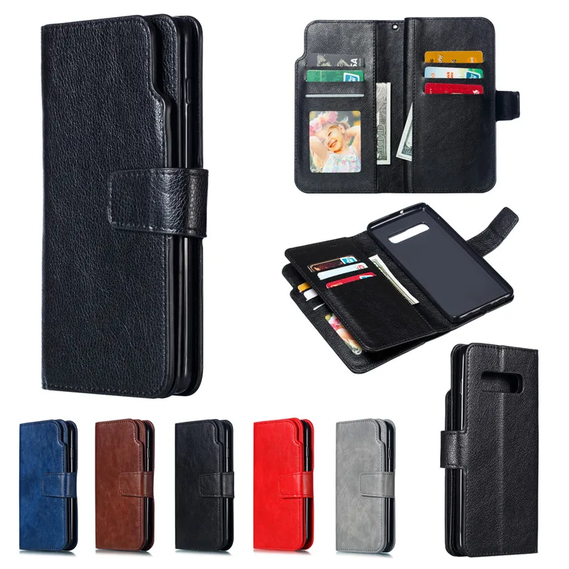 A01 A11 A21 A41 A51 A71 A81 A91 Flip Wallet Case For Samsung Galaxy S8 S9 S10 S20 Plus Ultra S7 A40 A50 A70 A30 Retro Card Cover | Мобильные