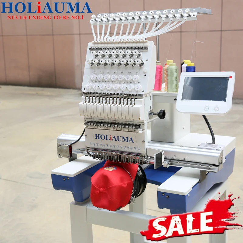 2018 HOLiAUMA popular one head embroidery machine for home /industry