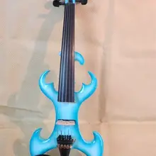 Дизайн crazy-4 синий цвет 5 струн 4/4 электрическая скрипка. хороший звук