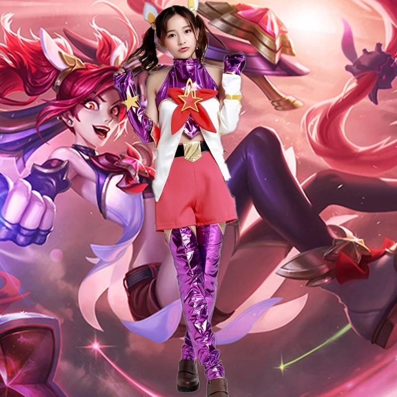 アニメコスプレ笑ゲームジンクスフルセット衣装ジンクス衣装カーニバルの衣装 Jinx Costume Costumes Halloween Costumeshalloween Costume Aliexpress