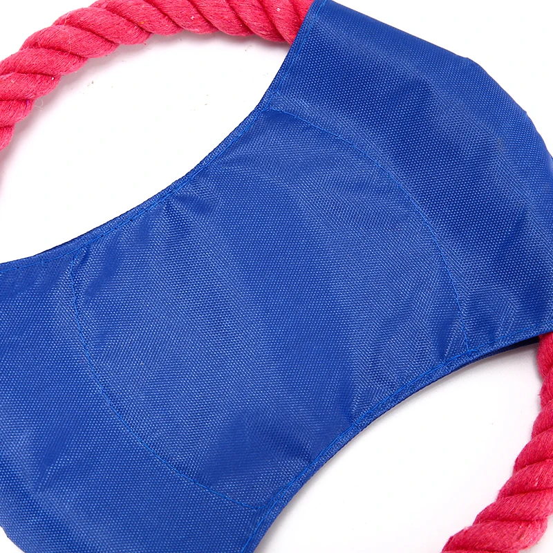 الكلب لعب دائم القطن الحبال كلب لعبة تفاعلية تحلق أقراص لعبة ل الكلب التدريب عضة الحيوانات الأليفة لعب الكلب مضغ XF0021