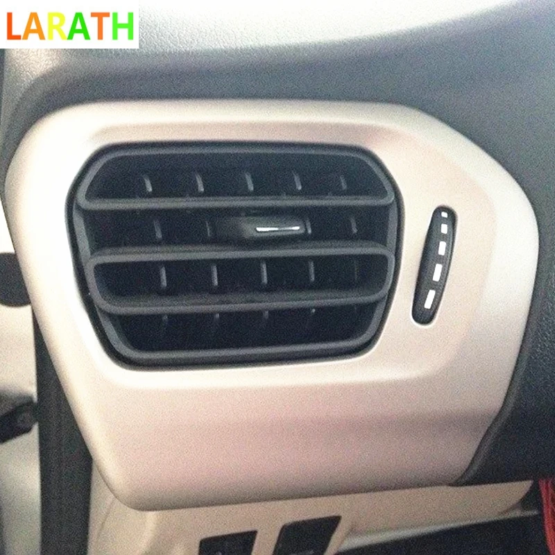 

For CITROEN Elysee 2014 Car Styling ABS Air Conditional Vents Decorative Frame Sequins Interior Chrome Trim
