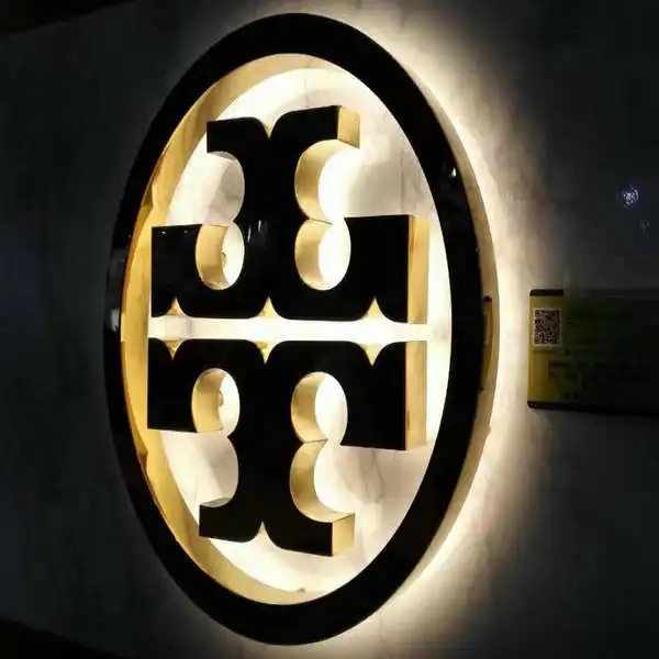 

3D outdoor Customized stainless steel led backlit shop name letters