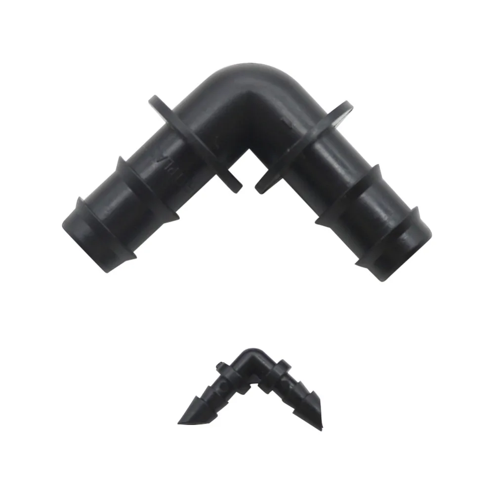 

4mm, 12.5mm Barbed Elbow connector Hose Quick Connectors Industrial ventilation Plumbing Pipe Fittings 20 Pcs