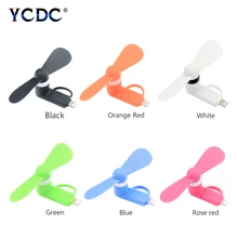 YCDC портативный 5 в мини USB Вентилятор Кулер ручной телефон охлаждающий вентилятор для samsung Xiaomi Android смартфон для IPhone 5 6 6s 7 Plus