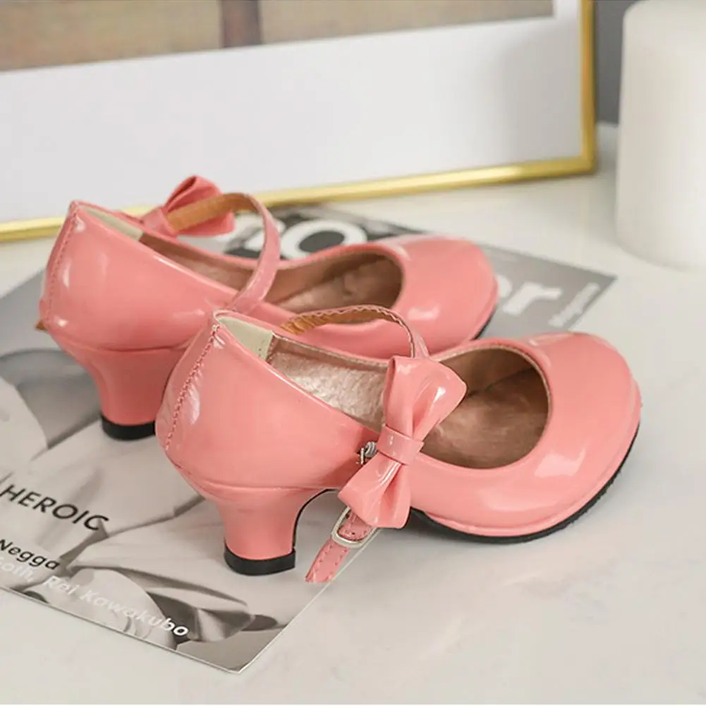 

Kids Baby Girls Elegant Cute Bowknot Performance Dance Princess Shoes