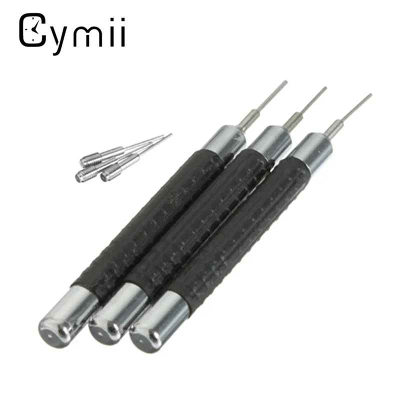 

3pcs Watchband Bracelet Link Pin Remover Pusher Punch Repair Tool 0.7/0.8/0.9mm