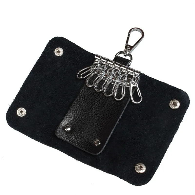 

New Pouch Bag Wallet Case Key Holder PU Leather Key Chain Accessory