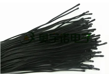 

Free ship by SGP 20pcs/lot NTC temperature sensor epoxy type MF52 10K 1% 3950 length 1m NTC thermistor