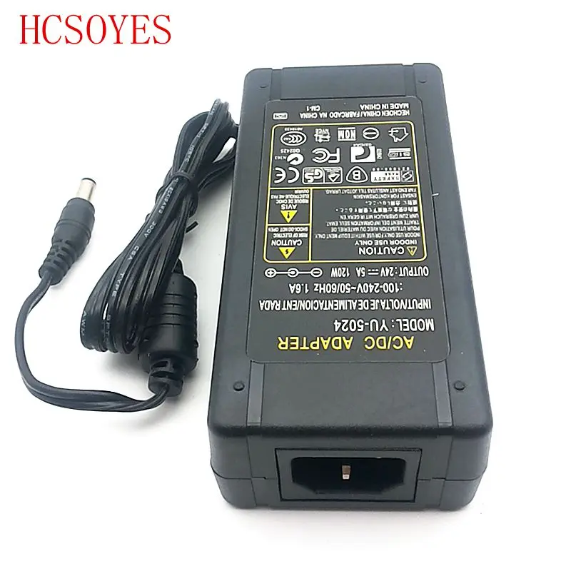 

1 pcs DC 24V 1A 2A 3A 5A led Adapter power supply input AC100-240V for 24V led strip