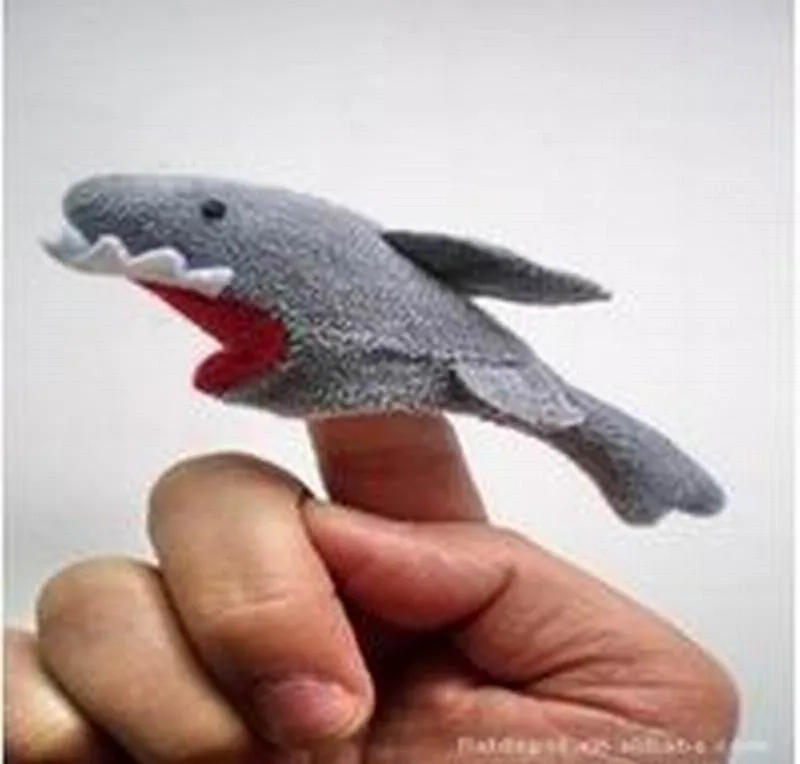 14 Plush 10kinds Ocean Animals Finger Puppets