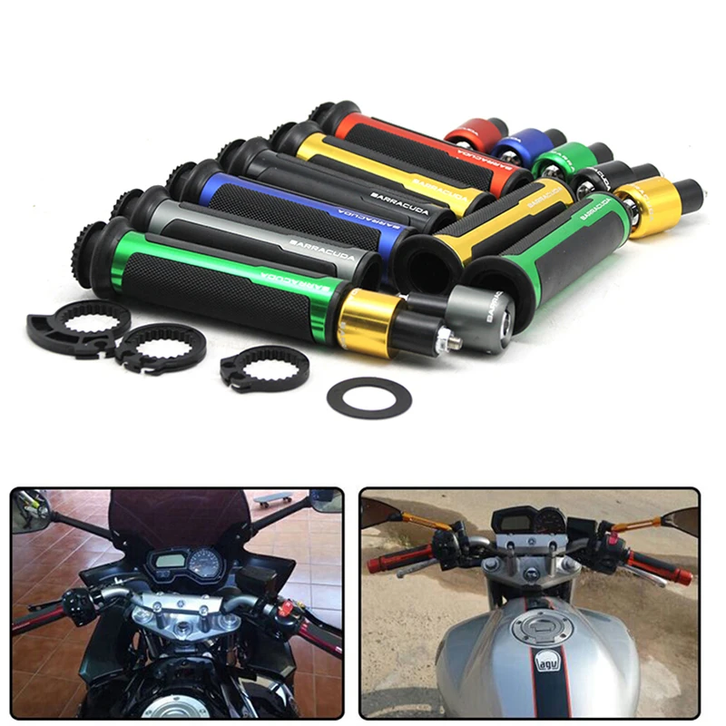 

Universal 7/8 "22MM CNC Handle Grip Grips Motorcycle accessories for xj6 burgman 650 yamaha xvs 1100 xsr900