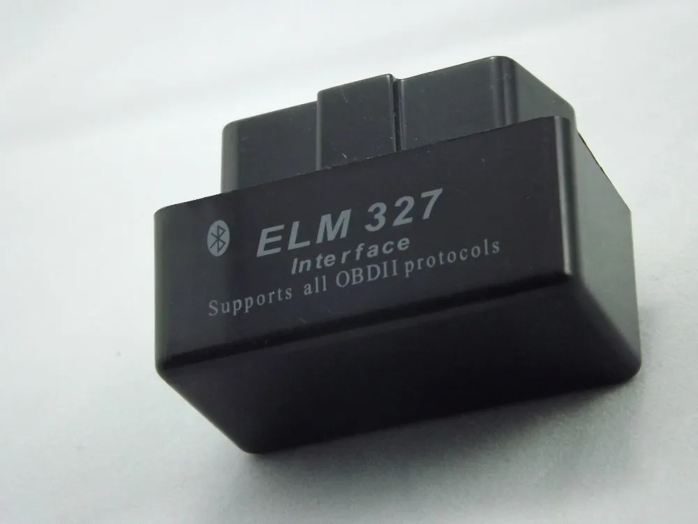 100 шт новая версия Bluetooth Супер Мини ELM327 V2.1 черный OBD2/OBDII ELM 327 Автомобильный сканер кода автоматический считыватель