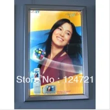 Тонкая фоторамка трассировочный свет коробка рекламные светодиоды Панель коробка Дисплей 6 шт./лот