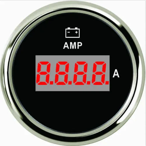 52 мм Черный Цифровой Амперметр+/- 150A PEA2-BS+/- 150
