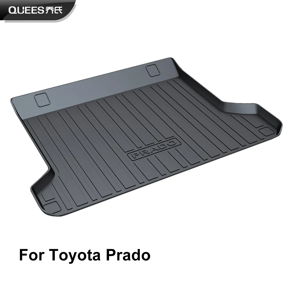 QUEES Custom Fit Cargo Liner Trunk Mat for Toyota Prado J150 ( Land