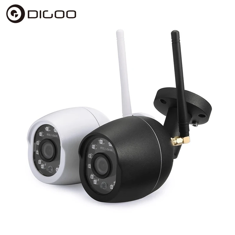 

2018! Digoo DG-W01f Cloud Camera Storage 3.6mm Lens 720P Waterproof for Outdoor WIFI 25m IR Distance Motion Record Video