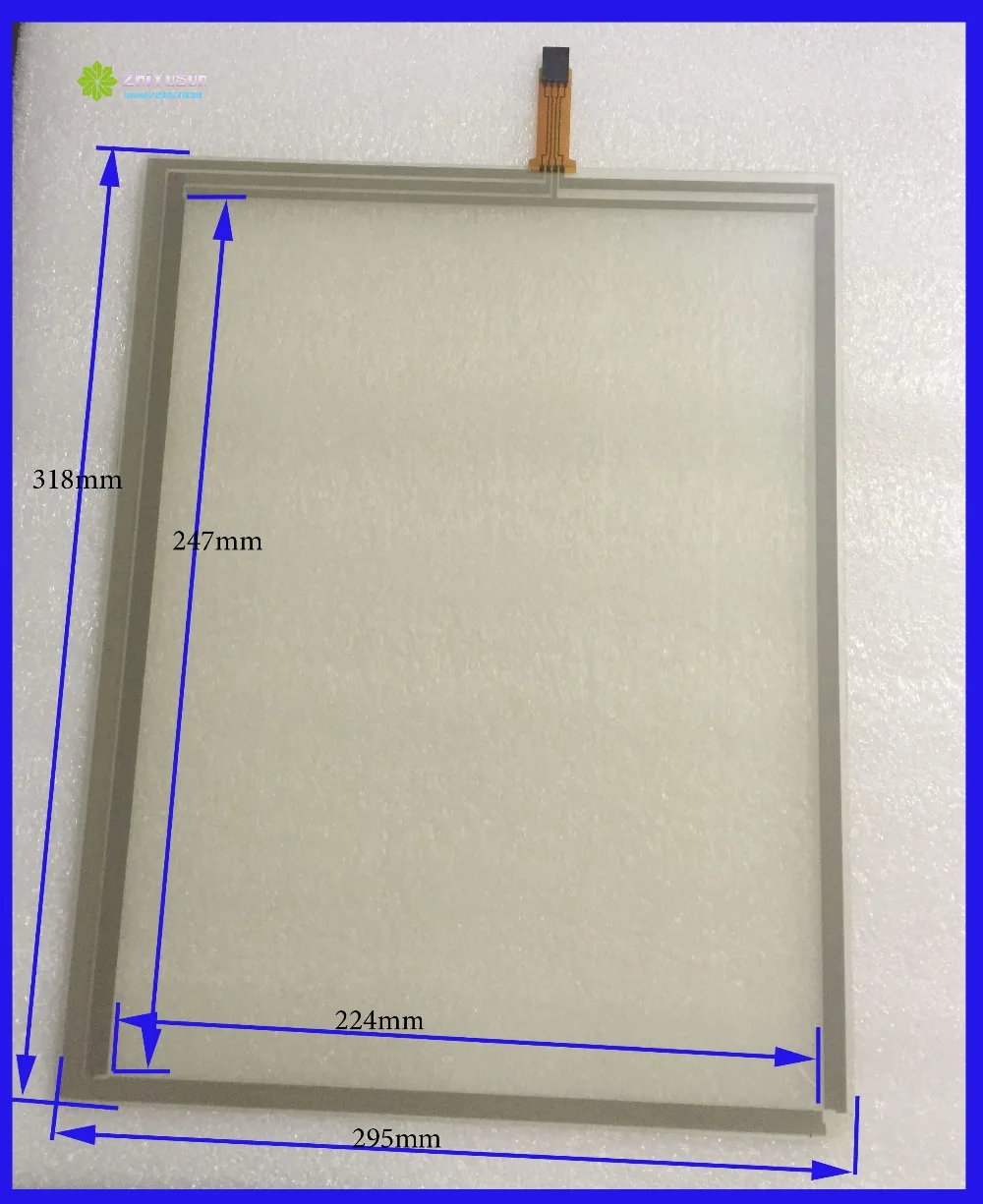 

ZhiYuSun 318*247 4line 15inch Touch Screen glass 318mm*247mm touchsensor touchglass digitizer