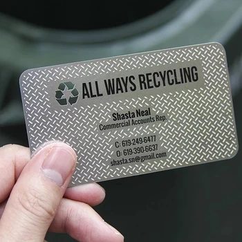 

China popular sale engraved and painted metal card for business club widely usage