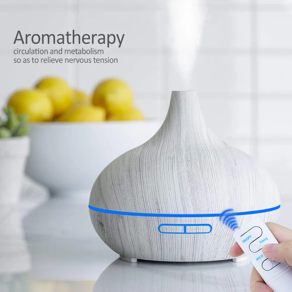  3pcs /set Aroma Essential Oil Diffuser Ultrasonic Cool Mist Humidifier Air Purifier 7 Color Change 