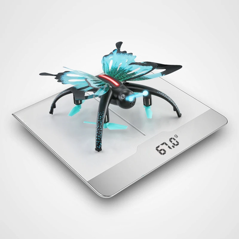 Wi Fi в режиме реального времени Радиоуправляемый Дрон H42 HD камера отношение провести 3D roll животных Моделирование Бабочка Дистанционное