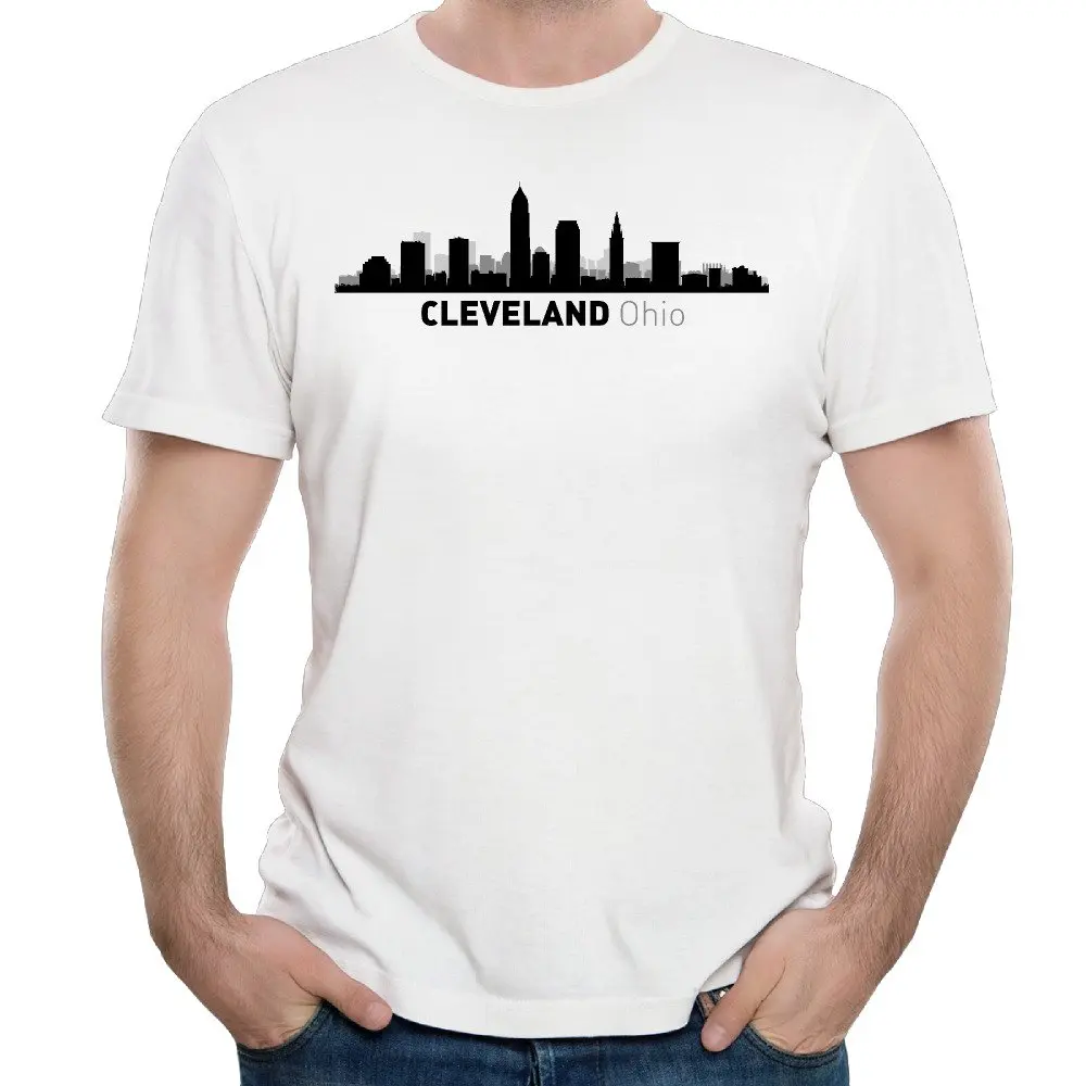 cleveland ohio casual men's t shirtin TShirts from Men's Clothing on