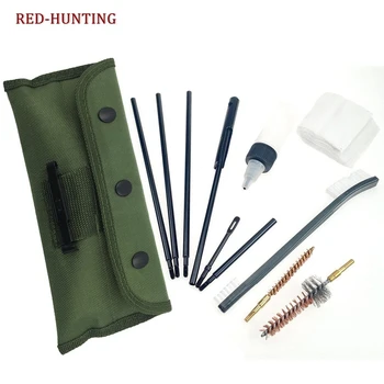 

10 Piece .22 22LR .223 556 Rifle Gun Cleaning Kit Set Cleaning Rod Nylon Brush Cleaner Gun Accessories Clean Tools